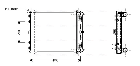 Radiateur Ava Cooling PR2037