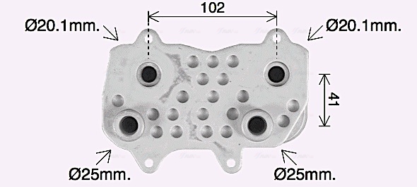 Ava Cooling Oliekoeler motorolie PR3097