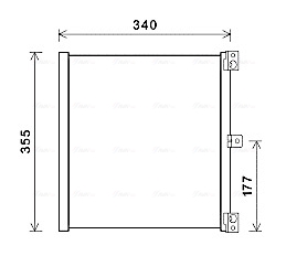 Airco condensor Ava Cooling PR5088