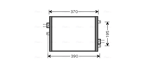 Airco condensor Ava Cooling PRA5052