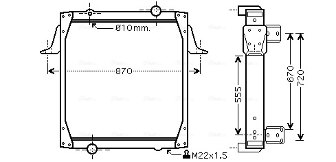 Radiateur Ava Cooling RE2011