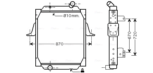 Radiateur Ava Cooling RE2059