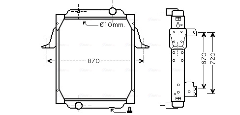 Radiateur Ava Cooling RE2066