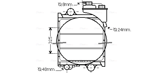 Radiateur Ava Cooling RE2092