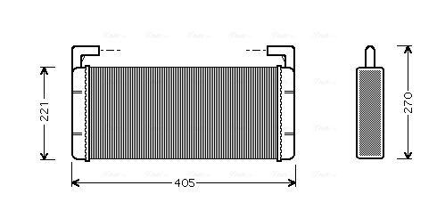 Kachelradiateur Ava Cooling REA6015