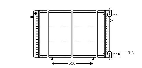 Radiateur Ava Cooling RT2239
