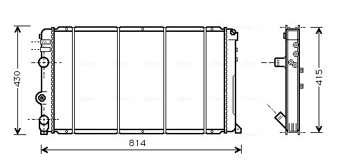 Radiateur Ava Cooling RT2263