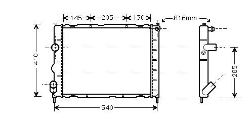 Radiateur Ava Cooling RT2268