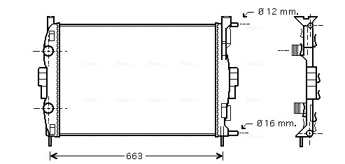 Radiateur Ava Cooling RT2307