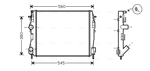 Radiateur Ava Cooling RT2309