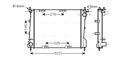 Radiateur Ava Cooling RT2372