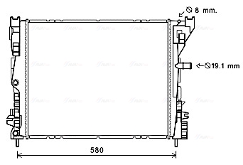 Radiateur Ava Cooling RT2608