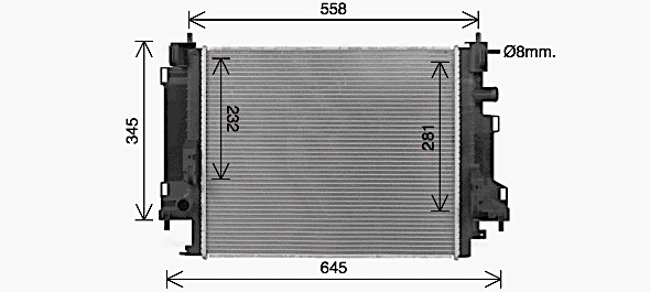 Radiateur Ava Cooling RT2658