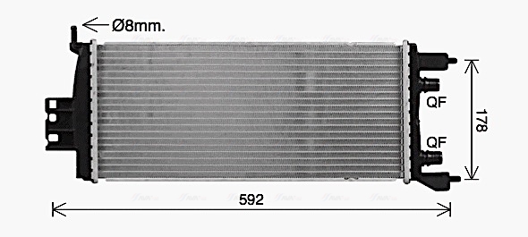 Radiateur Ava Cooling RT2681