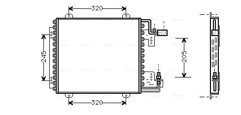 Airco condensor Ava Cooling RT5210