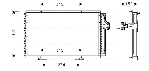 Airco condensor Ava Cooling RT5214