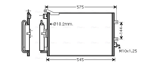 Airco condensor Ava Cooling RT5417D