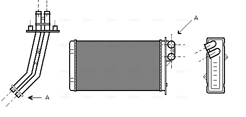 Kachelradiateur Ava Cooling RT6170