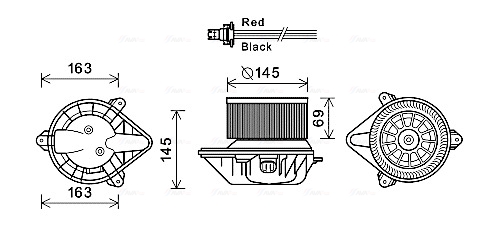 Kachelventilator Ava Cooling RT8583