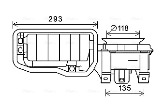 Kachelventilator Ava Cooling RT8596