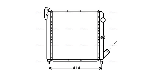 Radiateur Ava Cooling RTA2063