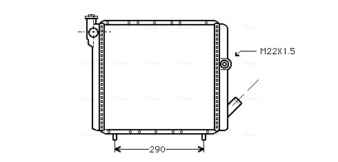 Radiateur Ava Cooling RTA2070
