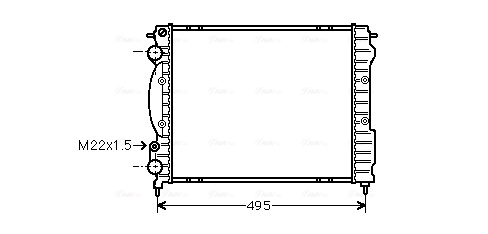 Radiateur Ava Cooling RTA2129