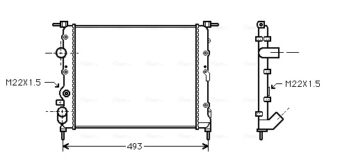 Radiateur Ava Cooling RTA2197