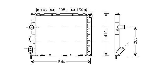 Radiateur Ava Cooling RTA2267