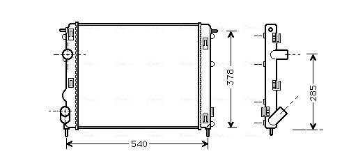 Radiateur Ava Cooling RTA2270