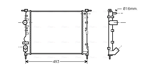 Radiateur Ava Cooling RTA2271