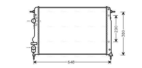 Radiateur Ava Cooling RTA2312