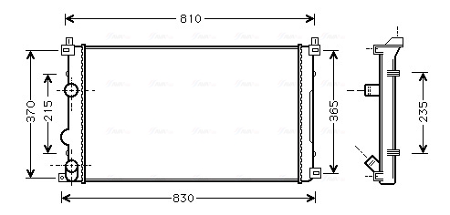 Radiateur Ava Cooling RTA2321