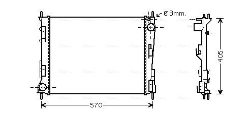 Radiateur Ava Cooling RTA2374