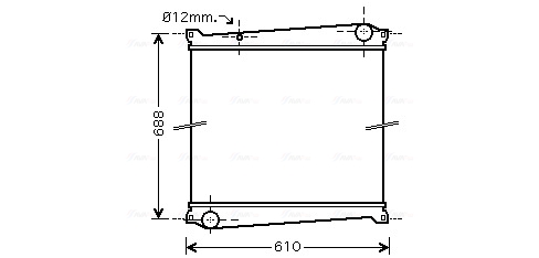 Radiateur Ava Cooling RTA2379