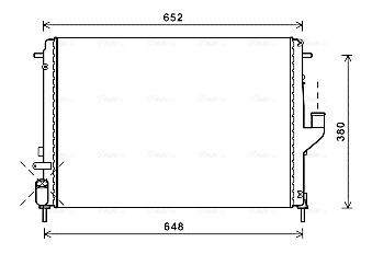 Radiateur Ava Cooling RTA2478