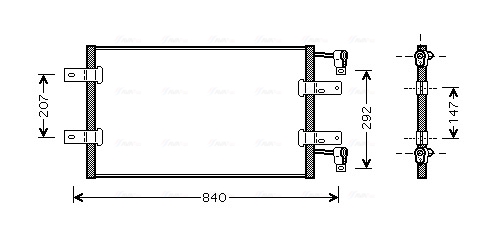 Airco condensor Ava Cooling RTA5314