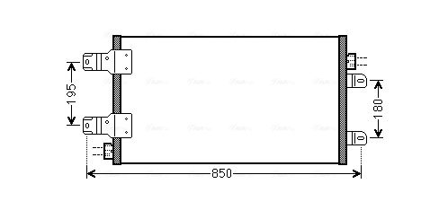 Airco condensor Ava Cooling RTA5443