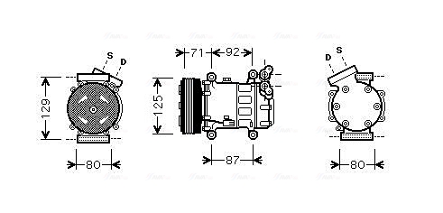 Airco compressor Ava Cooling RTK401