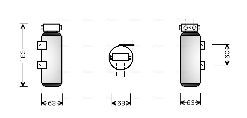 Airco droger/filter Ava Cooling RTD287