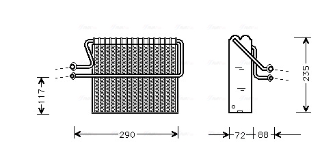 Airco verdamper Ava Cooling RTV004