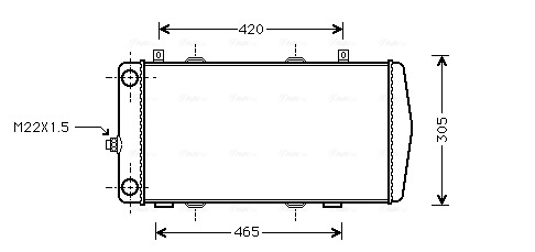 Radiateur Ava Cooling SA2004