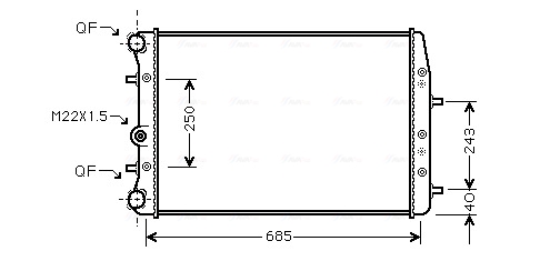 Radiateur Ava Cooling SA2014