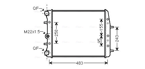 Radiateur Ava Cooling SAA2005