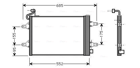 Airco condensor Ava Cooling SAA5007D