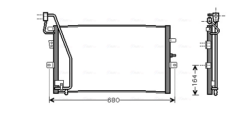 Airco condensor Ava Cooling SB5056