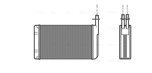 Kachelradiateur Ava Cooling SB6040