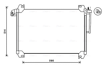 Airco condensor Ava Cooling SBA5074