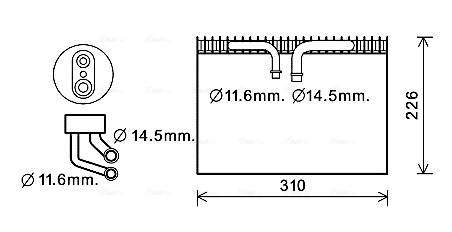 Airco verdamper Ava Cooling SBV072