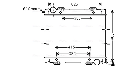 Radiateur Ava Cooling SC2027N